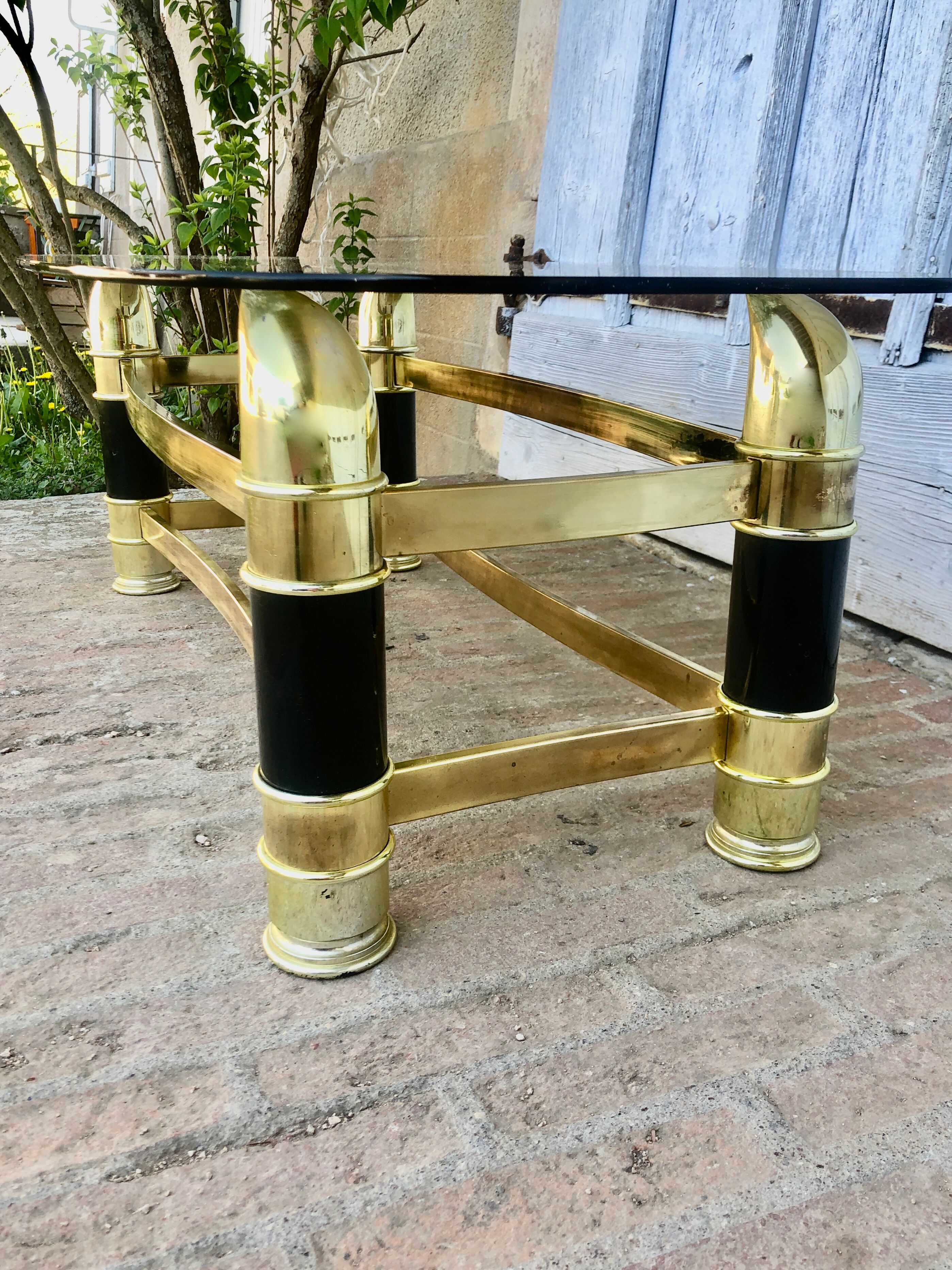 Hollywood regency coffee table