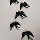 Batch of ceramic swallows