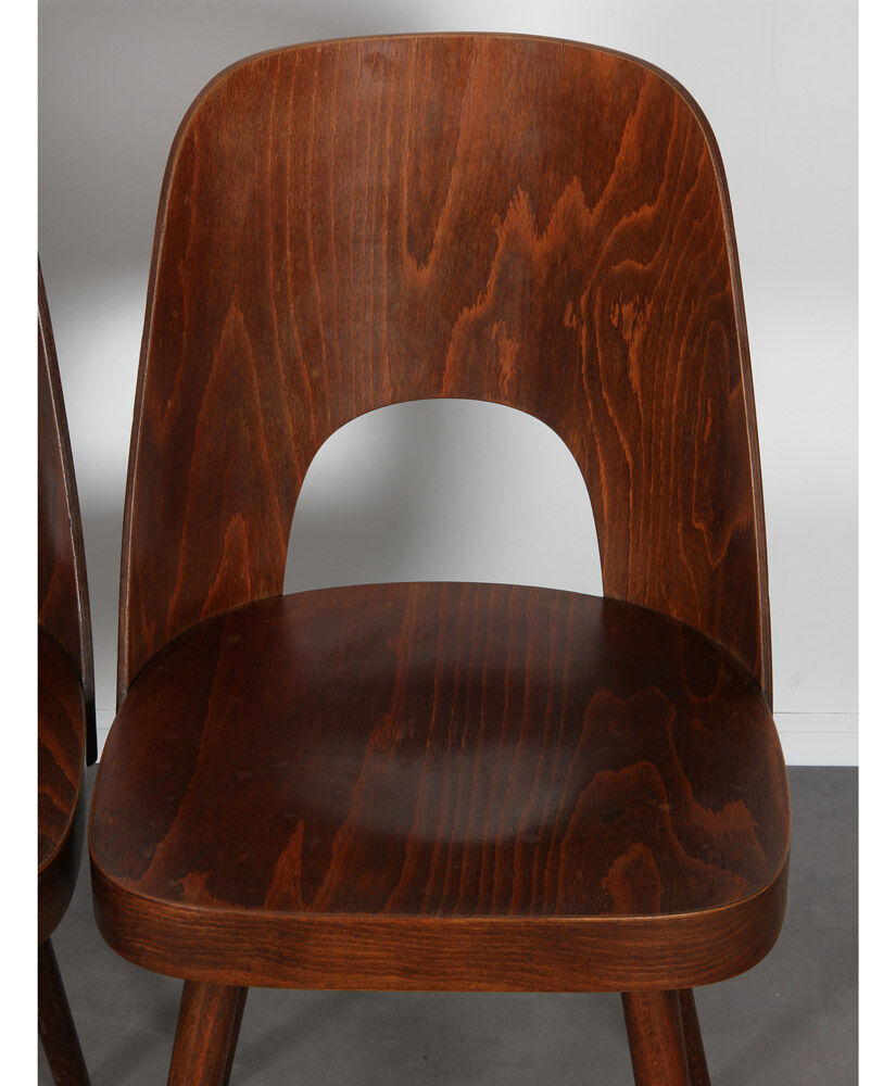 Suite of 3 vintage chairs by Oswald Haerdtl for Ton, 1960