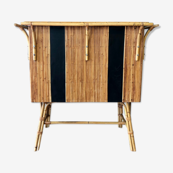 Bamboo and rattan bar
