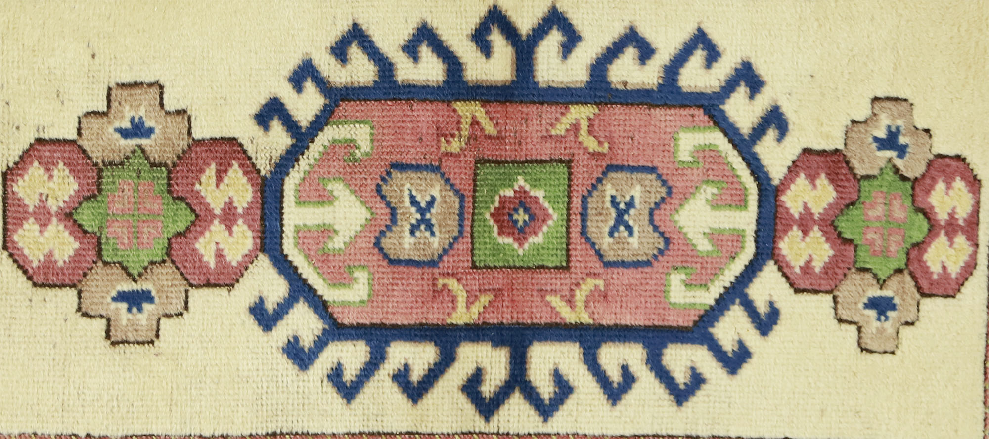 Anatolian handmade vintage rug 123 cm x 79 cm