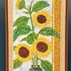 Original Swedish Oil On Canvas – “Sunflowers” By A. Lundqvist – Signed – Vintage & Framed – 66 × 35 Cm (26" × 13.8")