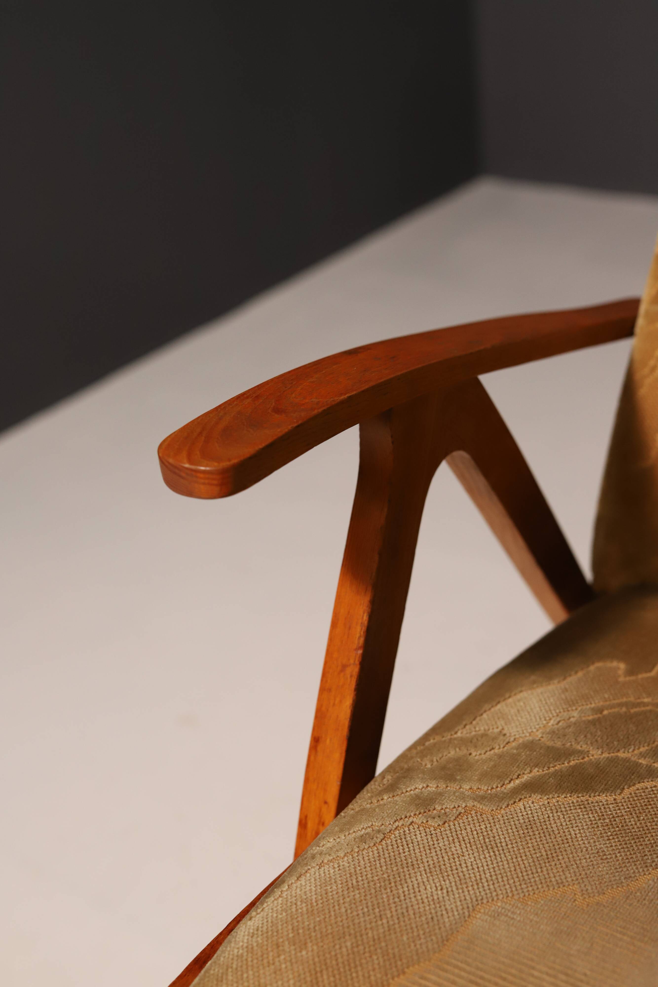 Pair of Czechoslovak armchairs, 1960's