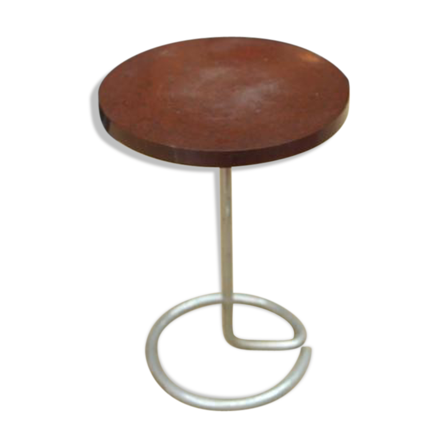 Table pedestal metal and Bakelite 1930