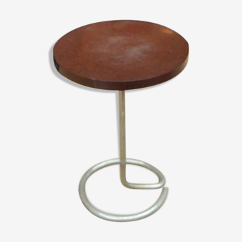 Table pedestal metal and Bakelite 1930
