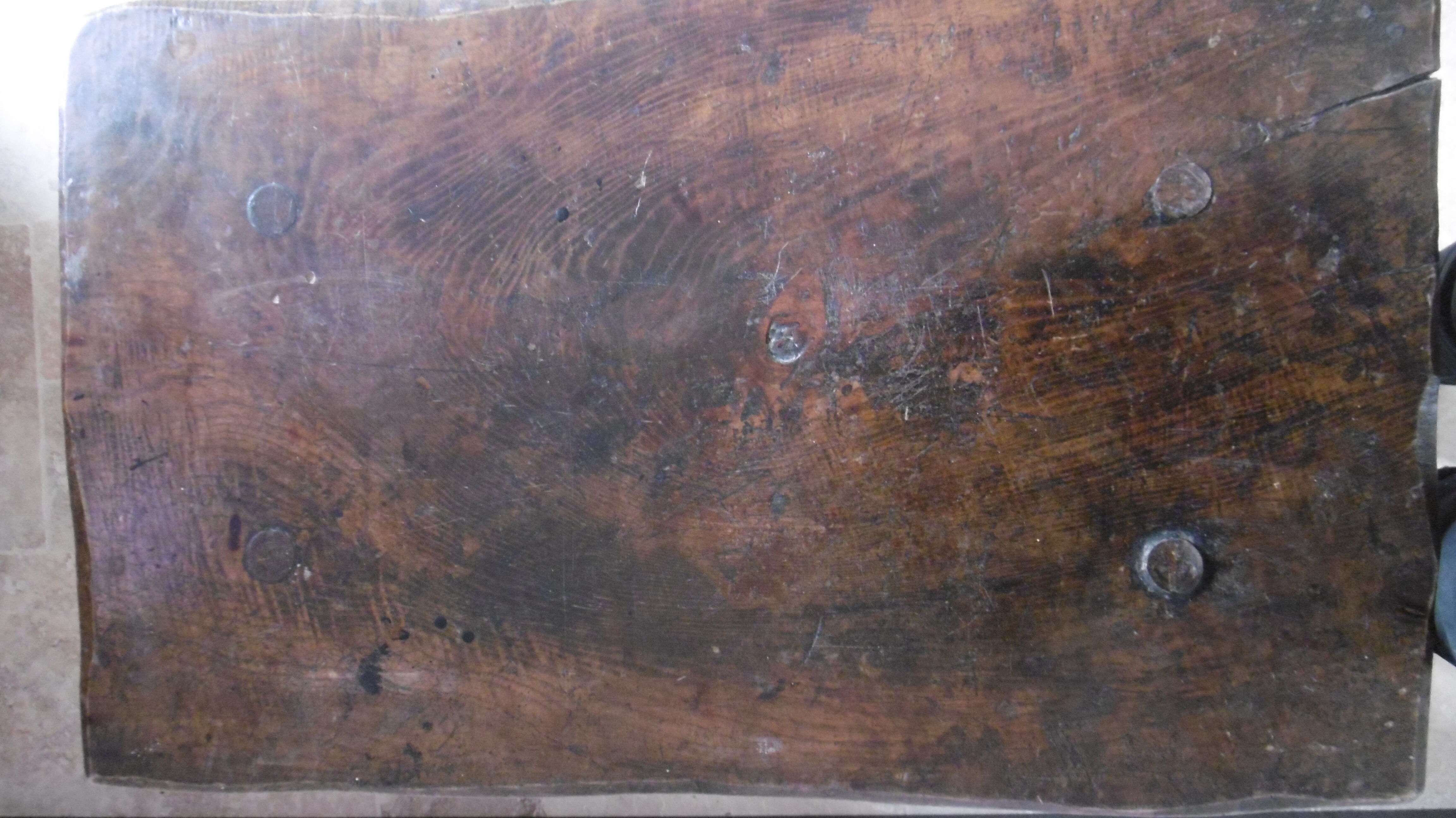 Elm wood rustic coffee table