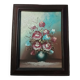 Tableau of a hand-painted bouquet of flowers