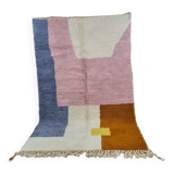 Handmade wool Berber rug 250x150 cm