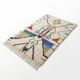 Moroccan Berber rug with colourful patterns.