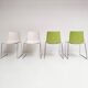 Ensemble de 4 chaises design Katifa par Arper, après 2000.