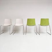 Set of 4 Katifa design chair by Arper, after 2000