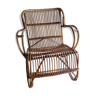 Vintage rattan armchair lanyard
