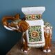 Ceramic Elephant Plant Holder