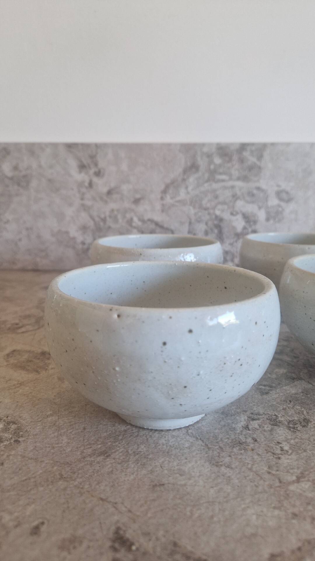 4 stoneware bowls house doctor