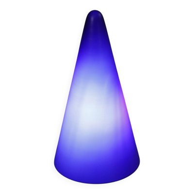 SCE pour Habitat lampe ''Teepee'' bleue 35cm design post-moderne 1990s