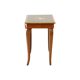 Reuge music box table with key inlaid wood made in italy 43cm
