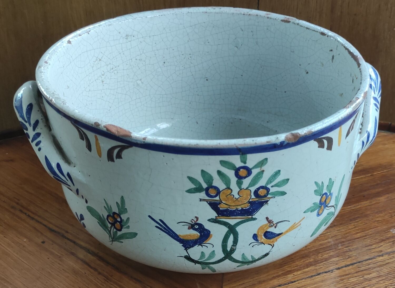 Ancienne soupière vieux Rouen 19 ème siècle