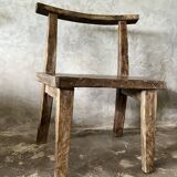 Grande chaise ou fauteuil en teck ancien H84 L60