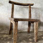 Large old teak chair or armchair H84 L60