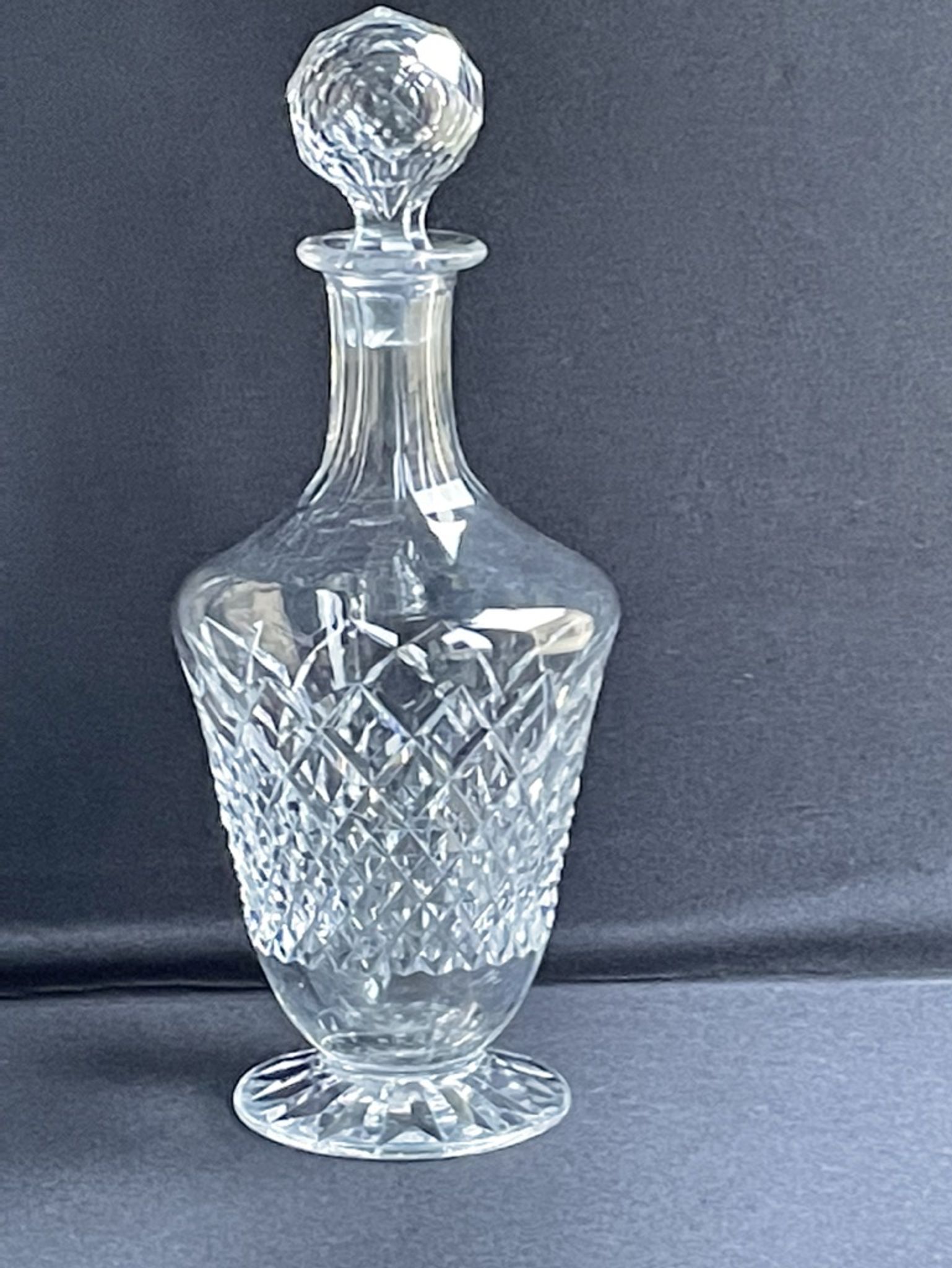 Carafe - Art Deco - Blown and cut crystal