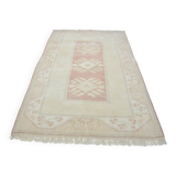 Tapis vintage neutre noué à la main sku 3591