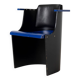 Bauhaus D61 Black and Blue Chair by El Lissitzky for Tecta, 1970s