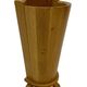 Vintage umbrella holder in oak basket storage design of the 1960s minimalist design