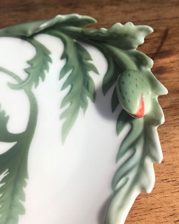 Tasse à cafe avec sa sous tasse, porcelaine Franz