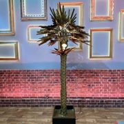 Vintage palm tree floor lamp, Christian Techoueyres for Maison Jansen
