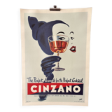 Cinzano advertising poster