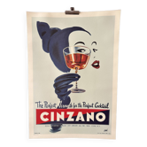 Cinzano advertising poster