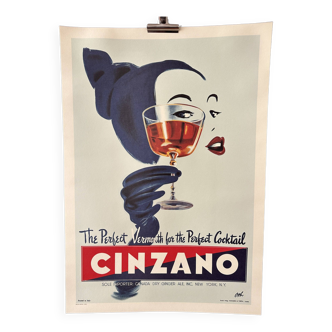 Cinzano advertising poster