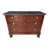Commode Empire En Acajou époque Retour d'égypte