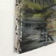 Painting "Riverside", oil on canvas