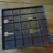 Plastic vinyl record holder, Standy Esselte, vintage 1980s