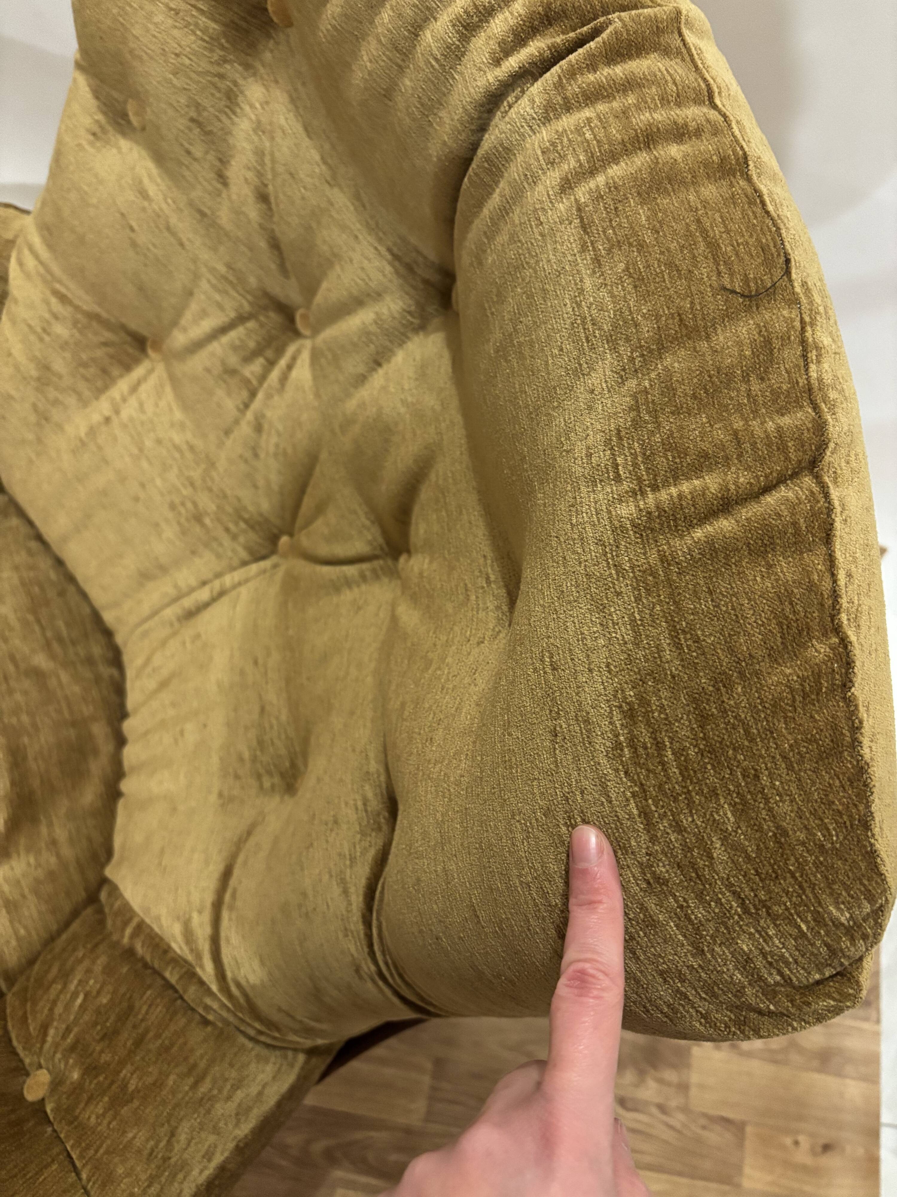 Michel Cadestin armchair from the 1970s, reupholstered