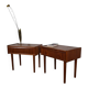Pair of vintage bedside tables with drawers – Denmark, 1960s