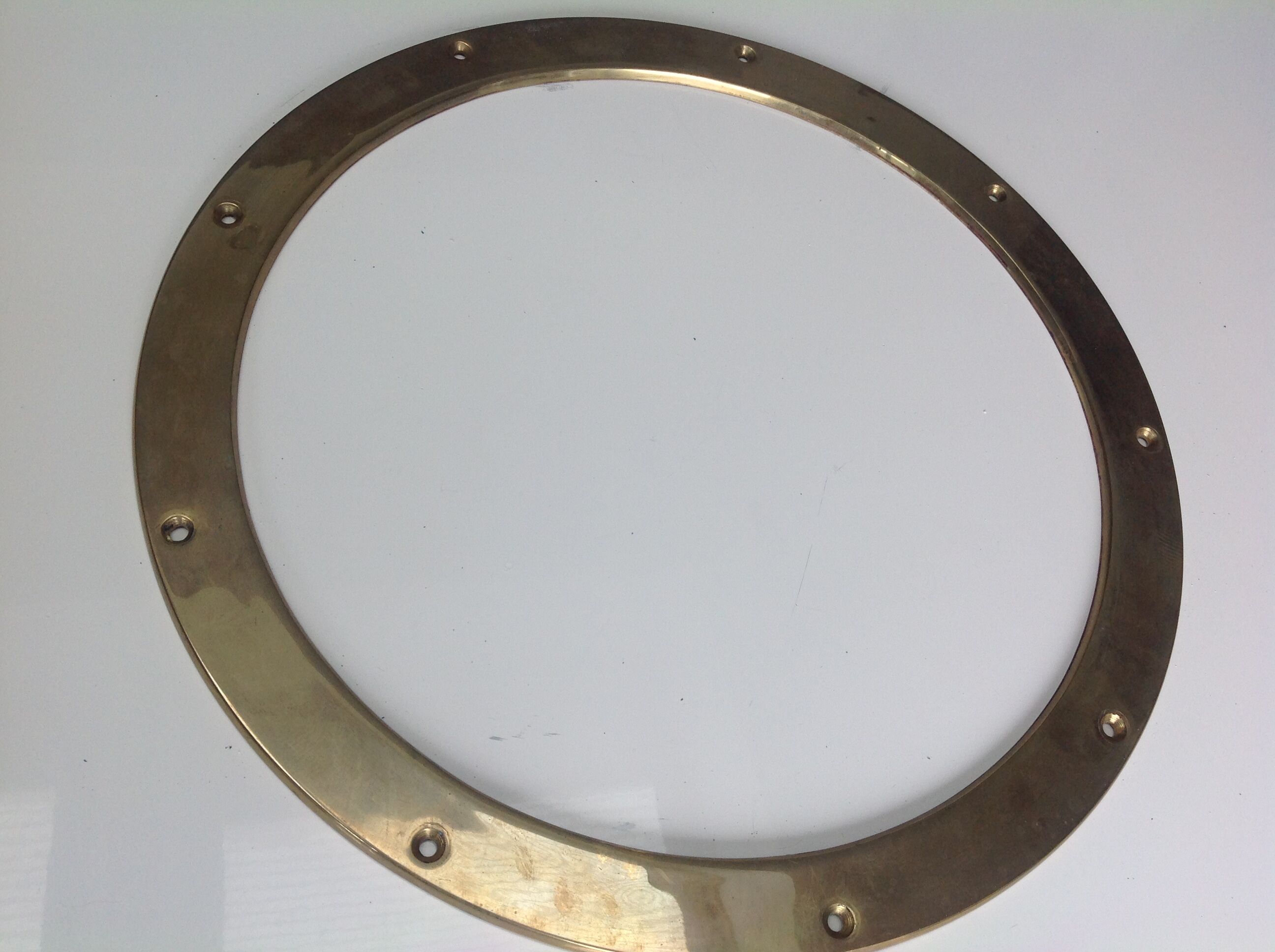 Brass opening partition window