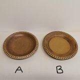 Ceramic plates, designed and made by Danish Ravnild (both stamped and signed)