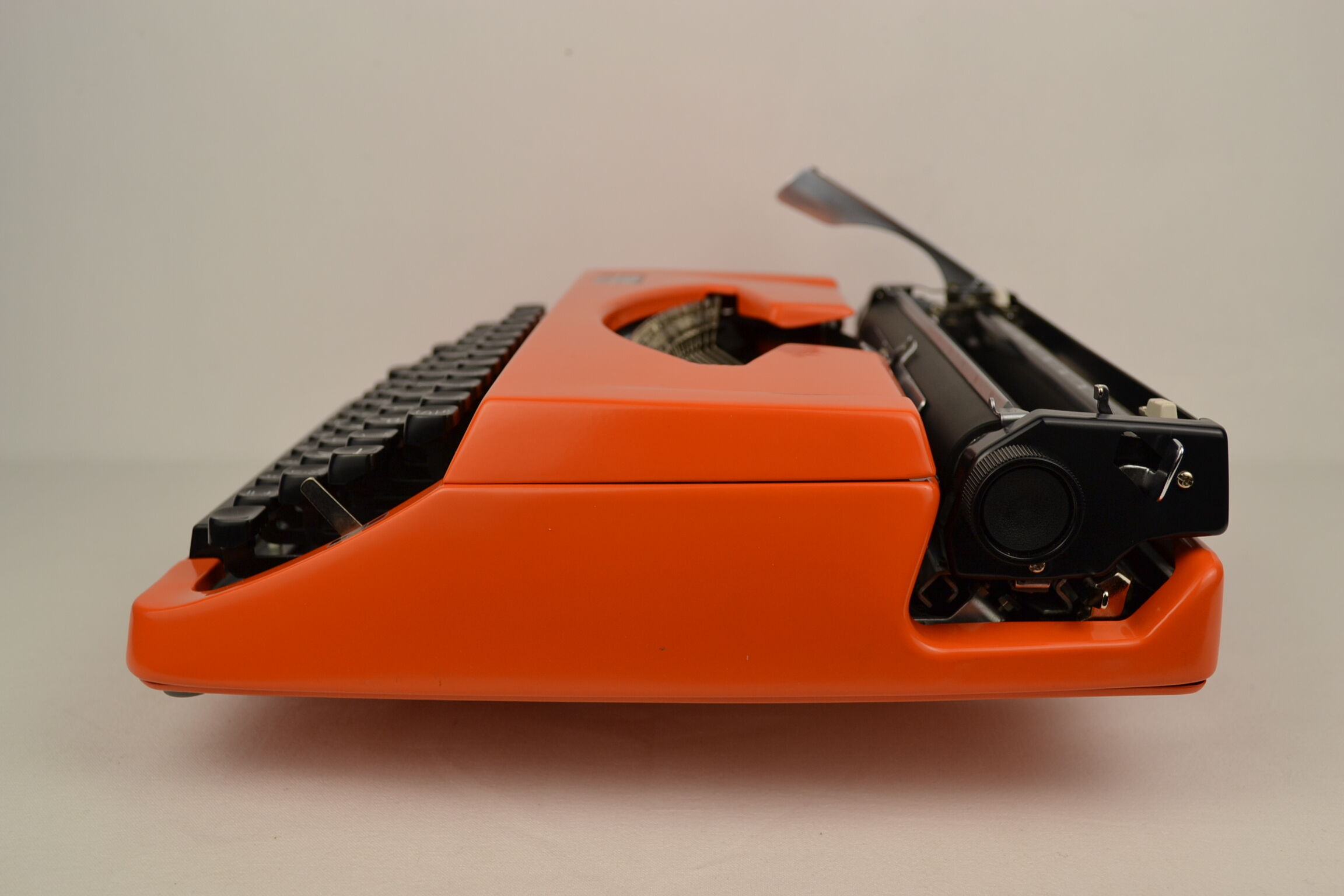 Typewriter Brother 210 orange 1970s