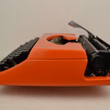 Typewriter Brother 210 orange 1970s