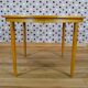 Scandinavian design round table in blond oak Farstrup vintage 1960
