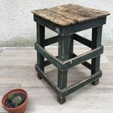 Former green workshop stool
