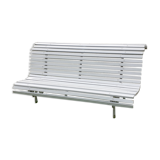 Old cast iron garden bench