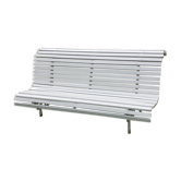 Old cast iron garden bench