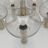 5-light chrome chandelier