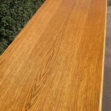 Vintage wooden and cane sideboard from the 70s