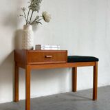 Mid century Danish  “Gossip” bench oak