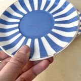 Set of 3 FOX TROTT coffee cups from Sarreguemines, 1930s, Art Deco service.