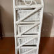 Commode en rotin blanc